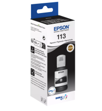 Epson Ecotank 113 nero C13T06B140 flacone inchiostro pigmentato originale per Epson EcoTank ET 16600,5800,16650 127ml
