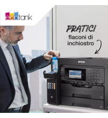 Epson Ecotank 113 ciano C13T06B240 flacone inchiostro pigmentato originale per Epson EcoTank ET 16600,5800,16650 70ml