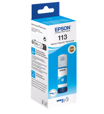 Epson Ecotank 113 ciano C13T06B240 flacone inchiostro pigmentato originale per Epson EcoTank ET 16600,5800,16650 70ml