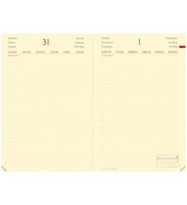 Agenda giornaliera - Daily 21 Prestige 2026 - 13 x 21 cm - copertina Silk - nero - Quo Vadis Agenda giornaliera - Daily 21 Prestige 2026 - 13 x 21 cm - copertina Silk - nero - Quo Vadis