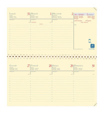 Agenda planing Planital 2026 - c/spirale - 8,8 x 17 cm - copertina Soho - blu acciaio - Quo Vadis Agenda planing Planital 2026 - c/spirale - 8,8 x 17 cm - copertina Soho - blu acciaio - Quo Vadis