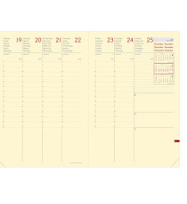 Agenda settimanale Ministro Prestige 2026 - 16 x 24 cm - silk bordeaux - Quo Vadis Agenda settimanale Ministro Prestige 2026 - 16 x 24 cm - silk bordeaux - Quo Vadis