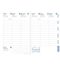 Agenda settimanale Rigiro 2026 - copertina Equology - 9 x 12,5 cm - nero - Quo Vadis Agenda settimanale Rigiro 2026 - copertina Equology - 9 x 12,5 cm - nero - Quo Vadis