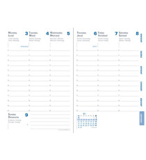 Agenda settimanale Rigiro 2026 - copertina Equology - 9 x 12,5 cm - nero - Quo Vadis Agenda settimanale Rigiro 2026 - copertina Equology - 9 x 12,5 cm - nero - Quo Vadis