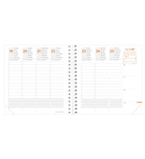 Agenda settimanale Time&Life 2026 - 16 x 16 cm - nero - Quo Vadis Agenda settimanale Time&Life 2026 - 16 x 16 cm - nero - Quo Vadis