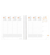 Agenda settimanale Time&Life 2026 - 16 x 16 cm - nero - Quo Vadis Agenda settimanale Time&Life 2026 - 16 x 16 cm - nero - Quo Vadis