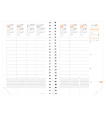 Agenda settimanale Time&Life Pocket 2026 - 10 x 15 cm - nero - Quo Vadis