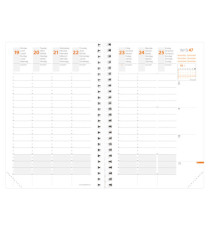 Agenda settimanale Time&Life Pocket 2026 - 10 x 15 cm - nero - Quo Vadis