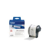 Brother - Rotolo etichetta continua - carta adesiva - Nero/Bianco -  50mm x 30,48mt - DK-22223 Brother - Rotolo etichetta continua - carta adesiva - Nero/Bianco -  50mm x 30,48mt - DK-22223