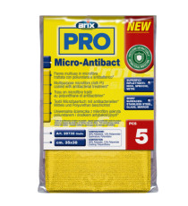 Panno multiuso Micro-Antibact - 35 x 38 cm - giallo - Arix - conf. 5 pezzi Panno multiuso Micro-Antibact - 35 x 38 cm - giallo - Arix - conf. 5 pezzi