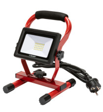 Proiettore da cantiere Light Pad - con staffa e cavo 1,5 m - 20 W - rosso - Velamp Proiettore da cantiere Light Pad - con staffa e cavo 1,5 m - 20 W - rosso - Velamp