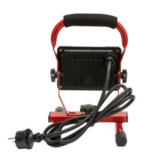 Proiettore da cantiere Light Pad - con staffa e cavo 1,5 m - 20 W - rosso - Velamp Proiettore da cantiere Light Pad - con staffa e cavo 1,5 m - 20 W - rosso - Velamp