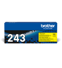 Brother TN-243Y giallo toner originale per Brother Dcp-L3500s HL-L3200s MFC-L3700s TN243 capacità 1.000 pagine