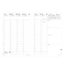 Agenda settimanale Ministro Impala 2026 - 16 x 24 cm - nero - Quo Vadis Agenda settimanale Ministro Impala 2026 - 16 x 24 cm - nero - Quo Vadis