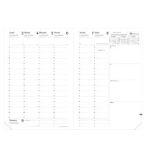 Agenda settimanale Ministro Impala 2026 - 16 x 24 cm - nero - Quo Vadis Agenda settimanale Ministro Impala 2026 - 16 x 24 cm - nero - Quo Vadis