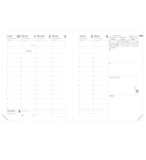 Agenda settimanale Presidente Marlow 2026 - 21 x 27 cm - blu notte - Quo Vadis Agenda settimanale Presidente Marlow 2026 - 21 x 27 cm - blu notte - Quo Vadis