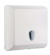 Dispenser asciugamani Woodplastic - piegati a V e Z - 30 x 13,6 x 29 cm - 500 fogli - bianco - Mar Plast Dispenser asciugamani Woodplastic - piegati a V e Z - 30 x 13,6 x 29 cm - 500 fogli - bianco - Mar Plast