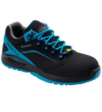 Calzatura di sicurezza Streif Low - S3 - numero 44 - nero/azzurro ottanio - Rossini