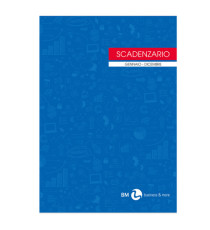 Scadenzario Gennaio/Dicembre - uso mano - 17 x 24cm - 24 fogli - BM Scadenzario Gennaio/Dicembre - uso mano - 17 x 24cm - 24 fogli - BM