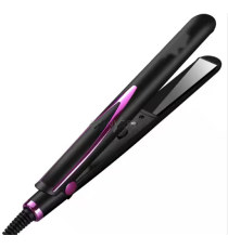 Piastra per capelli regolabile 160-220 gradi nera/viola, in ceramica, pronta in pochi secondi, adatta a tutti i tipi di capelli Piastra per capelli regolabile 160-220 gradi nera/viola, in ceramica, pronta in pochi secondi, adatta a tutti i tipi di capelli