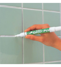 Marcatore permanente - per fughe Grout Pen - punta a scalpello - tratto 2,0-4,0 mm - bianco - Artline