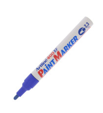 Marcatore permanente A 400 - a vernice - punta tonda - 2,3 mm - blu - Artline