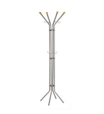 Appendiabiti - 4 posti - 180 x 52 cm - argento - Alco Appendiabiti - 4 posti - 180 x 52 cm - argento - Alco