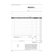 Blocco ricevute sanitarie - 50/2 autoricalcanti - 21,5x14,8cm - DU165470000 - Data Ufficio Blocco ricevute sanitarie - 50/2 autoricalcanti - 21,5x14,8cm - DU165470000 - Data Ufficio
