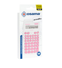 Calcolatrice scientifica OS 134/10 BeColor - bianco - tasti rosa - Osama Calcolatrice scientifica OS 134/10 BeColor - bianco - tasti rosa - Osama
