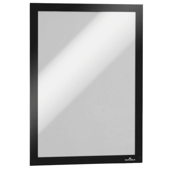 Cornice espositiva Duraframe - A4 - 21 x 29,7 cm - nero - Durable - conf. 10 pezzi Cornice espositiva Duraframe - A4 - 21 x 29,7 cm - nero - Durable - conf. 10 pezzi