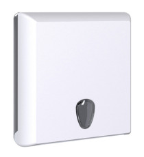 Dispenser asciugamani piegati EColored - 29 x 10,5 x 30,5 cm - adamello white - Mar Plast Dispenser asciugamani piegati EColored - 29 x 10,5 x 30,5 cm - adamello white - Mar Plast