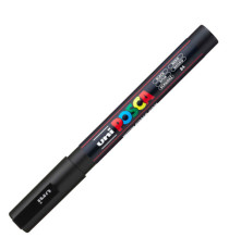 Marcatore a base d'acqua Uni Posca PC3M  - punta fine da 0,9mm a 1,3mm - nero - Uni Mitsubishi Marcatore a base d'acqua Uni Posca PC3M  - punta fine da 0,9mm a 1,3mm - nero - Uni Mitsubishi