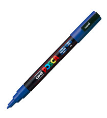 Marcatore a base d'acqua Uni Posca PC3M - punta fine da 0,9mm a 1,3mm - blu - Uni Mitsubishi Marcatore a base d'acqua Uni Posca PC3M - punta fine da 0,9mm a 1,3mm - blu - Uni Mitsubishi