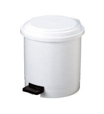 Pattumiera a pedale Ruf - PP - 3 L - diametro 17,5 cm - altezza 21 cm - bianco - Medial Pattumiera a pedale Ruf - PP - 3 L - diametro 17,5 cm - altezza 21 cm - bianco - Medial