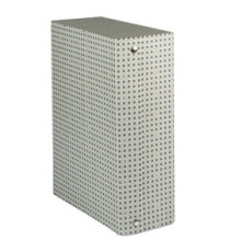 Scatola archivio in legno - 38x27 cm - dorso 12 cm - grigio - Brefiocart Scatola archivio in legno - 38x27 cm - dorso 12 cm - grigio - Brefiocart