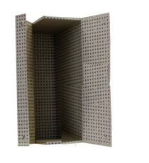 Scatola archivio in legno - 38x27 cm - dorso 12 cm - grigio - Brefiocart Scatola archivio in legno - 38x27 cm - dorso 12 cm - grigio - Brefiocart