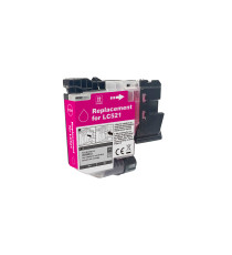 Cartuccia LC521M magenta compatibile per Brother DCP J1260W,DCP J1310DW,DCP J1360DW,DCP J1460DW capacità 500 pagine Cartuccia LC521M magenta compatibile per Brother DCP J1260W,DCP J1310DW,DCP J1360DW,DCP J1460DW capacità 500 pagine