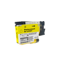 Cartuccia LC527Y giallo ink pigmentato compatibile per Brother MFC-J4350dw,MFC-J4550dw capacità 900 pagine