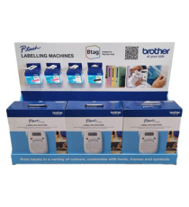 Brother - Bundle - 6 PTN10 - 9 BTAG231 - 3 BTAG131 - BTAG335 - Espositore Brother - Bundle - 6 PTN10 - 9 BTAG231 - 3 BTAG131 - BTAG335 - Espositore