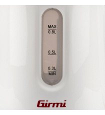 Bollitore elettrico - 800 ml - bianco/rosso - Girmi