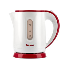 Bollitore elettrico - 800 ml - bianco/rosso - Girmi
