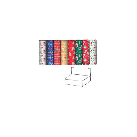 Carta regalo riciclata fantasie natale - 100 fogli - 70x100cm - fantasie assortite - Rex Sadoch Carta regalo riciclata fantasie natale - 100 fogli - 70x100cm - fantasie assortite - Rex Sadoch