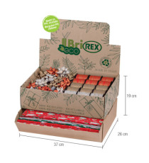 Espositore Ecocarta fantasie natale - carta regalo/stelle/rocchetti - fantasie assortite - Rex Sadoch Espositore Ecocarta fantasie natale - carta regalo/stelle/rocchetti - fantasie assortite - Rex Sadoch
