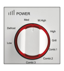 Forno a microonde - con cottura combinata - 20 L - bianco/rosso - Girmi