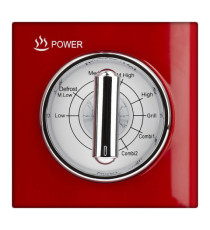 Forno a microonde vintage - con cottura combinata - 20 L - rosso - Girmi
