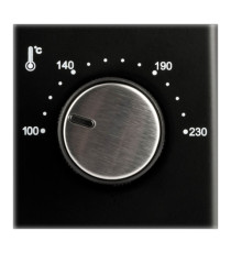 Forno elettrico ventilato - 10 L - nero/rosso - Girmi