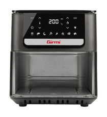 Friggitrice ad aria - a 2 altezze - 6,5 L - 28,5 x 30,5 x 38 cm - nero - Girmi