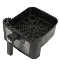 Friggitrice ad aria - a 2 altezze - 6,5 L - 28,5 x 30,5 x 38 cm - nero - Girmi