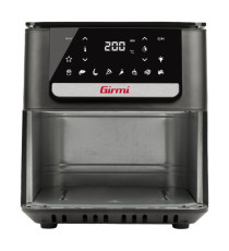 Friggitrice ad aria - a 2 altezze - 6,5 L - 28,5 x 30,5 x 38 cm - nero - Girmi