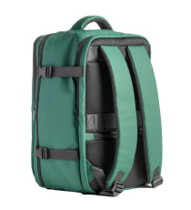 Zaino Cabin Bag Drop2Go - 25 x 20 x 40 cm - gomma - verde - In Tempo
